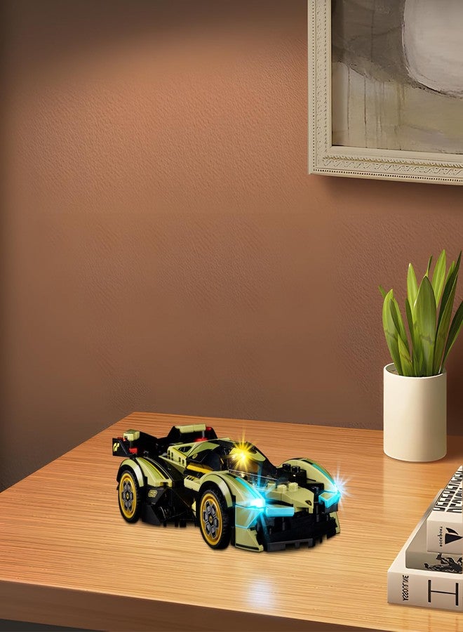Kyglaring طقم إضاءة LED من Kyglaring، متوافق مع نموذج سيارة Lego Lamborghini Lambo V12 Vision GT الخارقة، 76923 (مجموعات Lego غير متضمنة) أضئ مجموعة Lego الخاصة بك! - Image 5